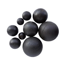 Сферы из шоколадной глазури черные 10шт.