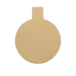 Подложка для пирожных с держателем "Золотая" 9 см