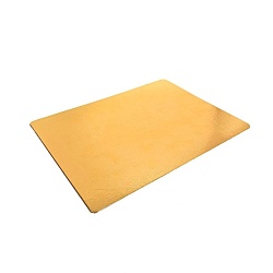 Подложка для торта "Золото/Белая" 40 см*30 см, толщина 3,2 мм